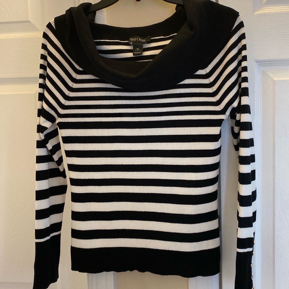 White House Black Market Striped Top